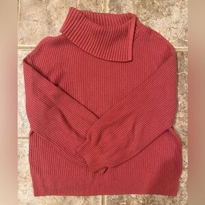 Talbots Salmon Turtle Neck Sweater